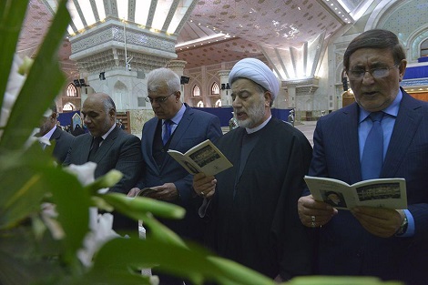 تجدید میثاق نمایندگان و نایب رئیس مجلس عراق با آرمان های امام خمینی(س)