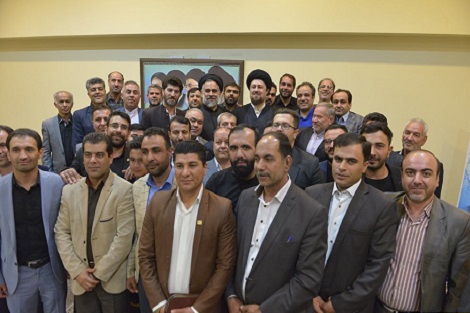 دیدار اعضای ستادهای انتخاباتی و نماینده شهریار، با آیت الله سید حسن خمینی