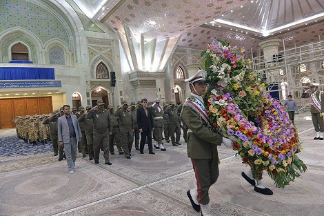 اعضای مرکز آموزش دژبان ارتش جمهوری اسلامی ایران با آرمان های امام خمینی(س) تجدید میثاق کردند