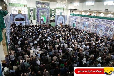 حضور یادگار امام راحل در مراسم بزرگداشت آیت الله صالحی مازندرانی