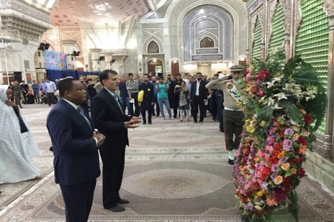 وزیر خارجه کنگو به مقام شامخ های امام راحل ادای احترام کرد