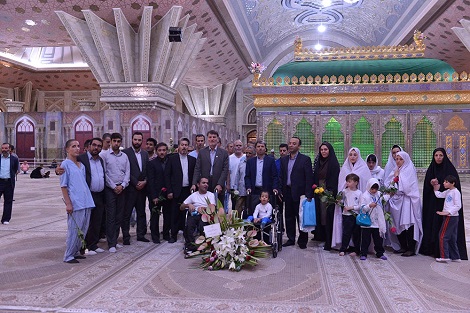 تجدید میثاق موسسه خیریه توانبخشی بچه های آسمان با آرمانهای امام راحل