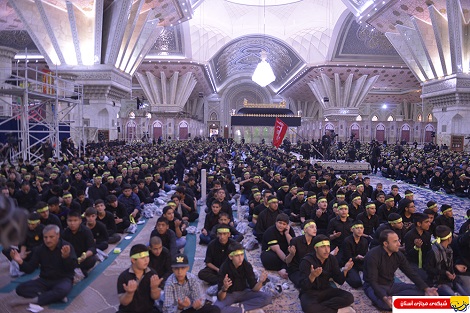 گردهمایی جوانان عاشورایی در حرم امام خمینی (س) برگزار شد
