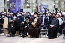 مراسم دوازدهمین سالگرد رحلت همسر گرامی امام و بیست و هفتمین سالگرد ارتحال حجت الاسلام و المسلمین حاج سید احمد خمینی (ره)