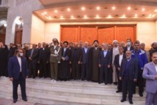 تجدید میثاق رئیس و نمایندگان مجلس با آرمان های حضرت امام خمینی (س) با حضور یادگار امام