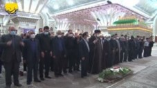 مراسم تشییع مادر همسر حجت الاسلام و المسلمین محمد علی انصاری