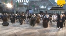 مراسم عزاداری شب تاسوعای حسینی (ع) در حرم امام خمینی