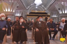 مراسم عزاداری شب تاسوعای حسینی (ع) در حرم امام خمینی (س)