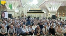 پنجمین همایش آزادگان عملیات خیبر با حضور سردار فضلی در حرم مطهر امام راحل