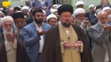 اقامه نماز مغرب و عشاء به امامت یادگار امام